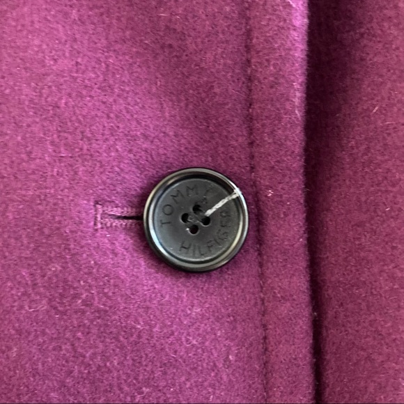 Tommy Hilfiger Purple Peacoat Size 10 - Picture 7 of 13